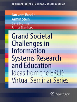 cover image of Grand Societal Challenges in Information Systems Research and Education